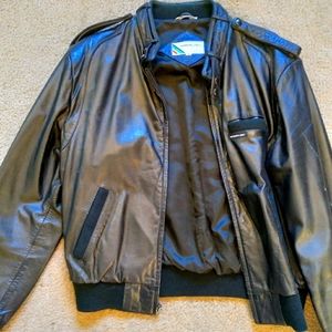 Mens Vintage Members Only leather jacket
